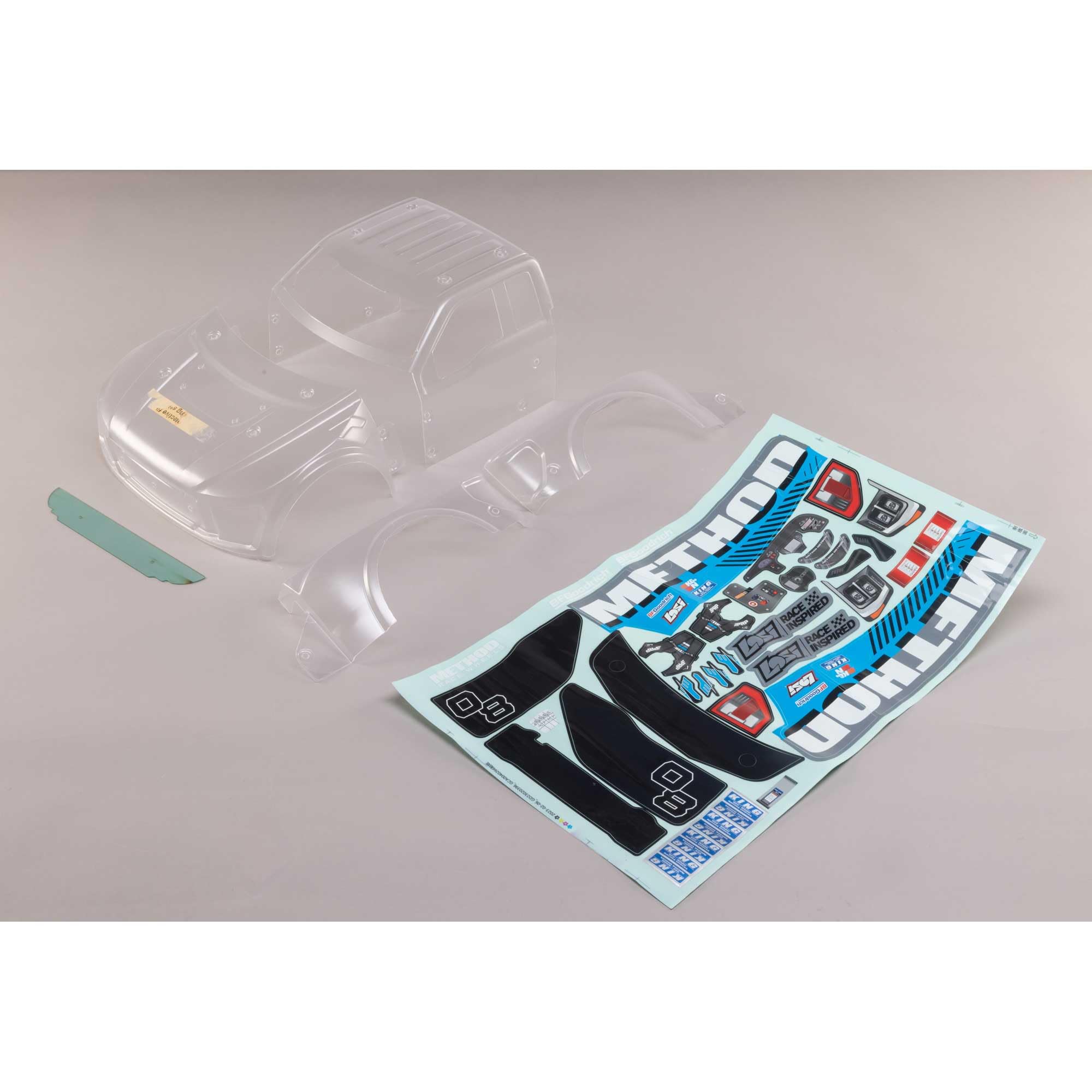 Losi F150 Raptor Clear Body Set Baja Rey 2.0 LOS230135