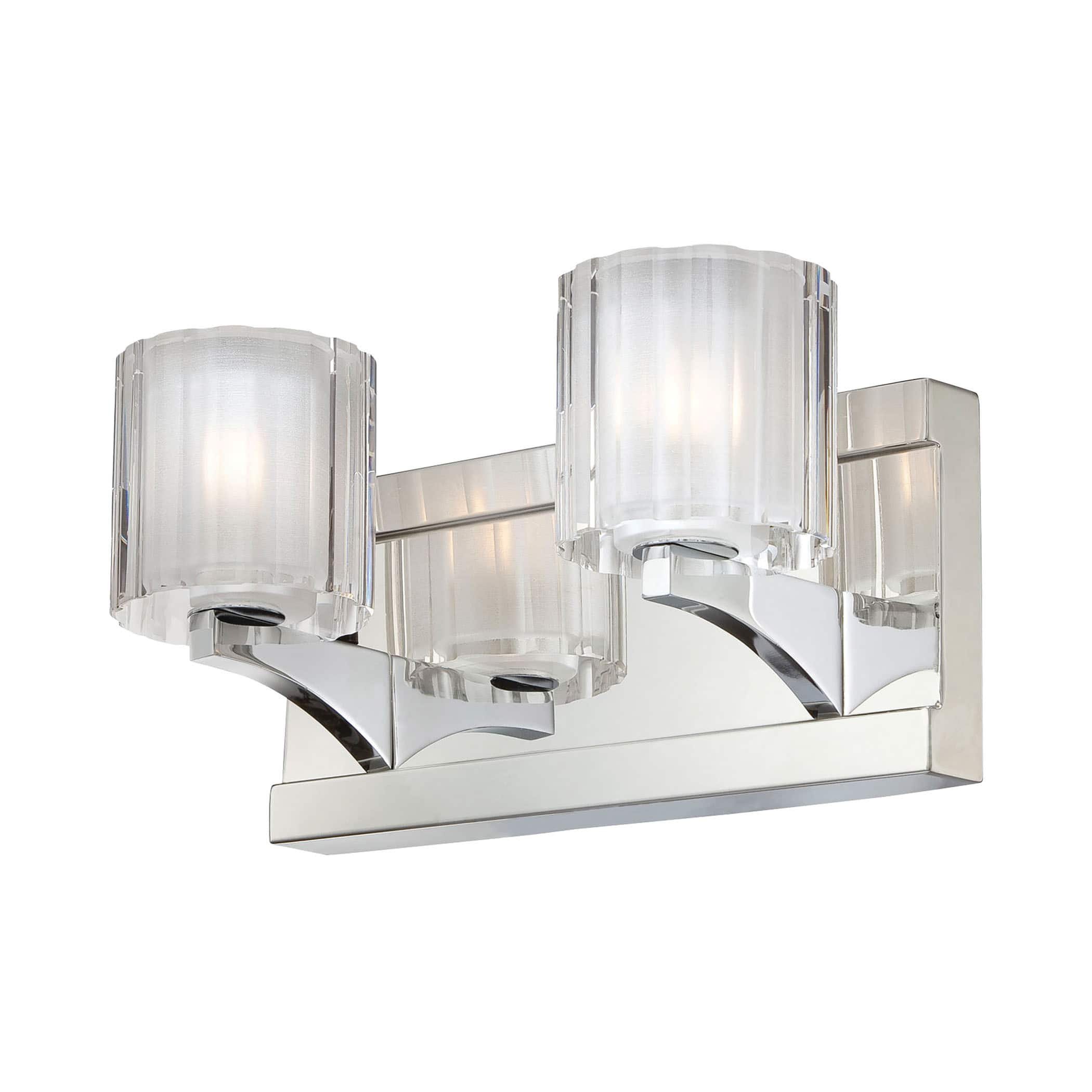 Alico Industries BV3002-0-15 Vanity Light, Chrome