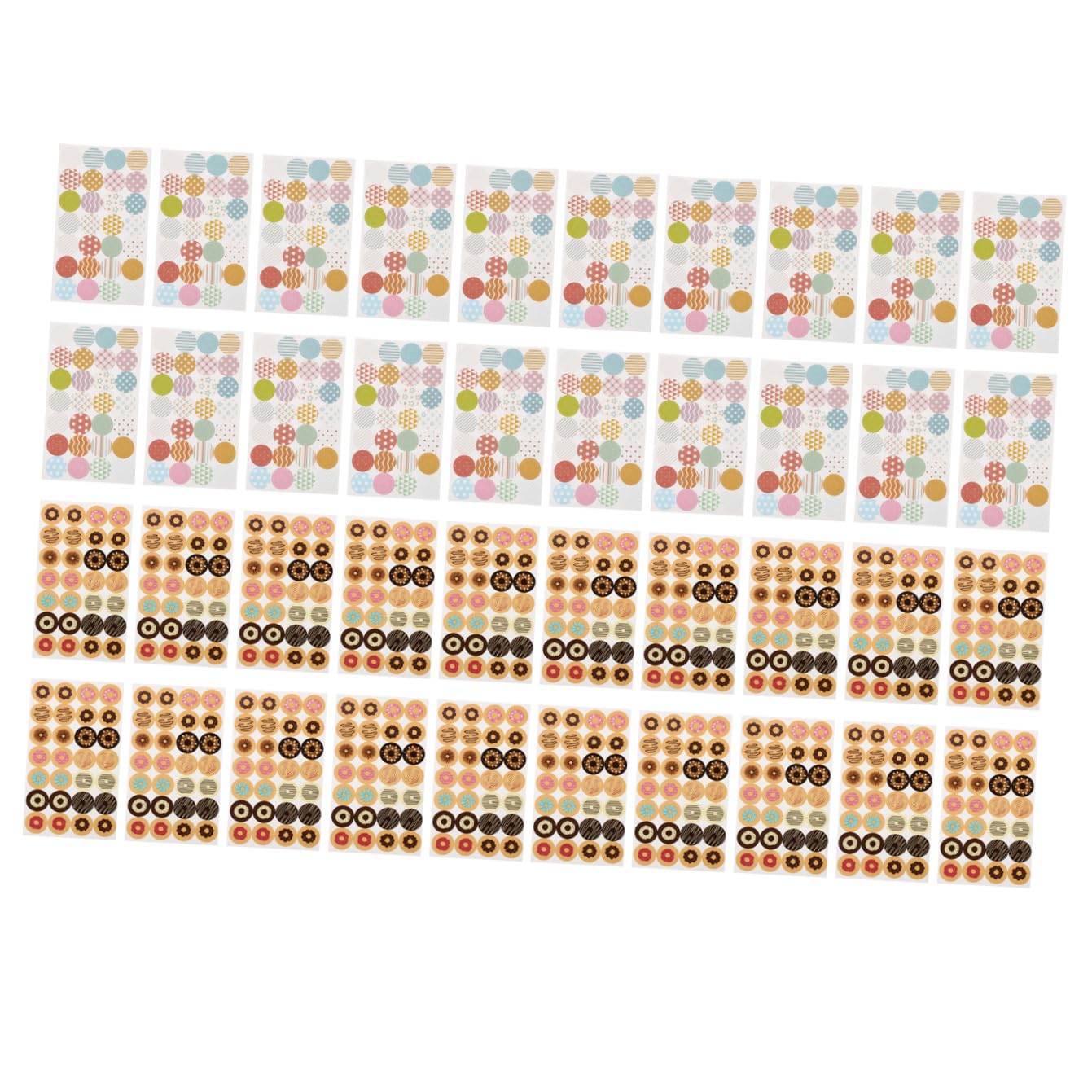 Housoutil 3 Set Etichette Adesive Per Carta Stickers Trasparenti Per Quaderni E Progetti Creativi Per Pianificazione E Decorazioni Te 40 Fogli*3
