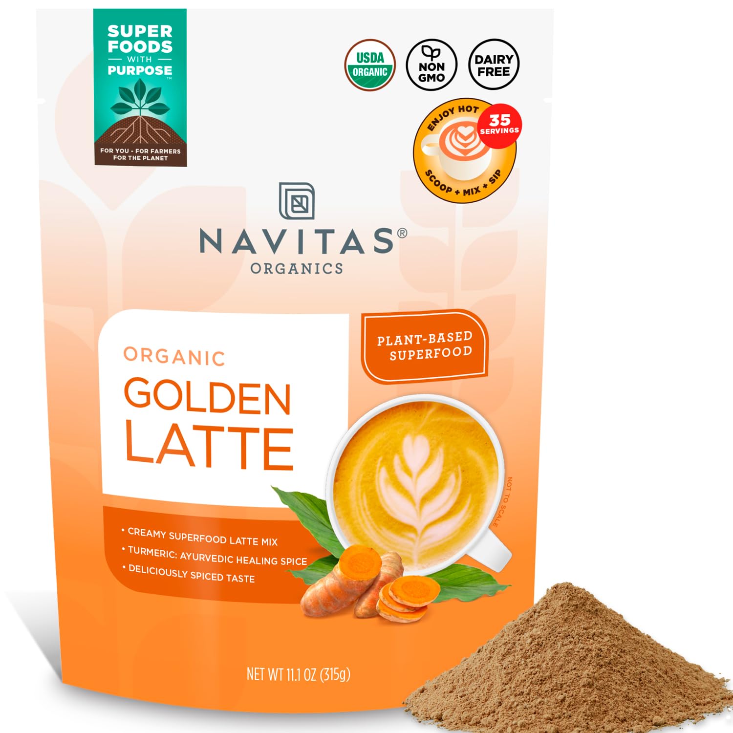 Amazon.com : Golden Latte 11.1oz : Grocery & Gourmet Food