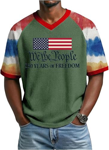 American Flag Shirts for Men,250th Anniversary United States 250th USA 4th of Ju