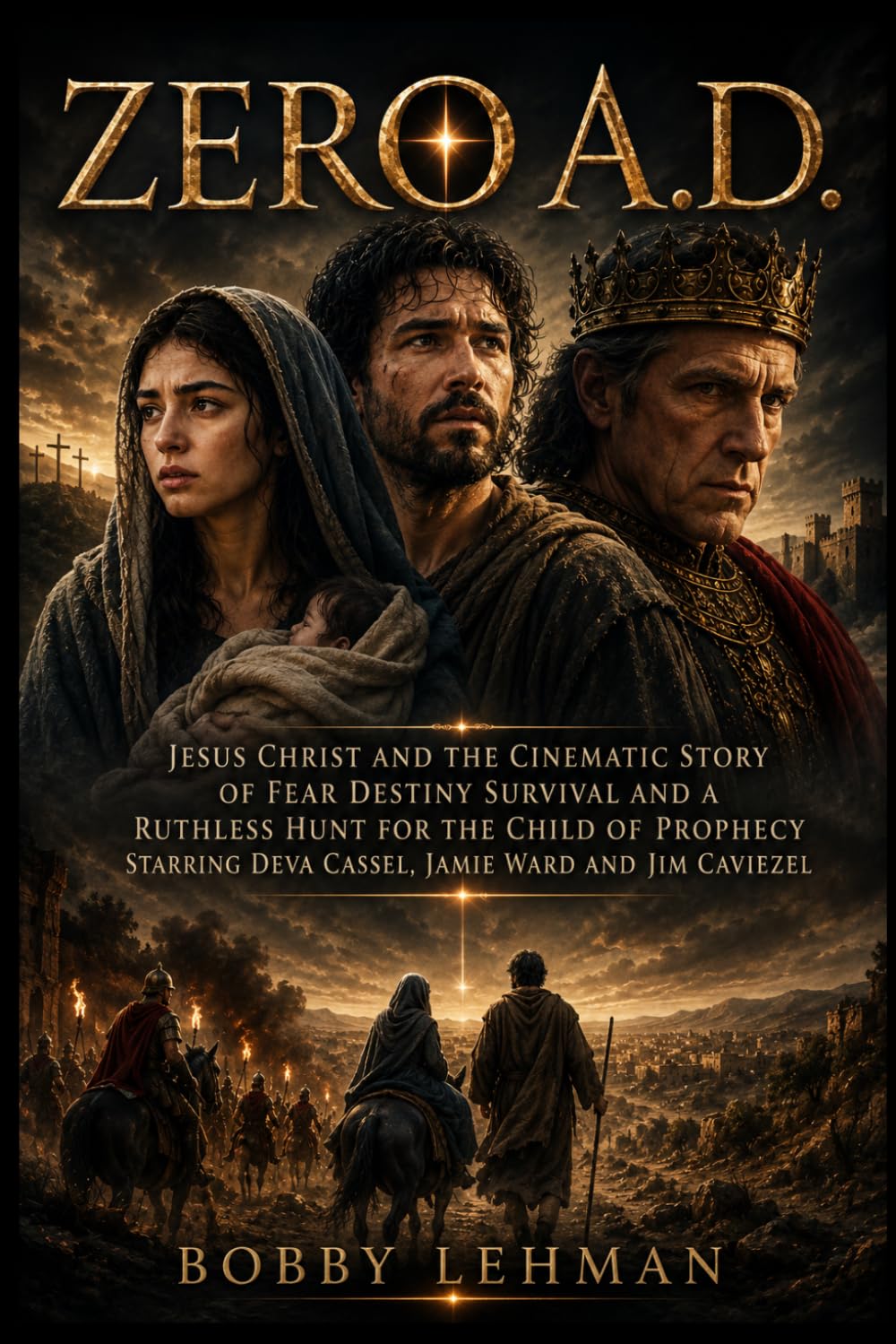 Zero A.D.: Jesus Christ and the Cinematic Story of Fear Destiny Survival and a Ruthless Hunt for the Child of Prophecy Starring Deva Cassel, Jamie Ward and Jim Caviezel