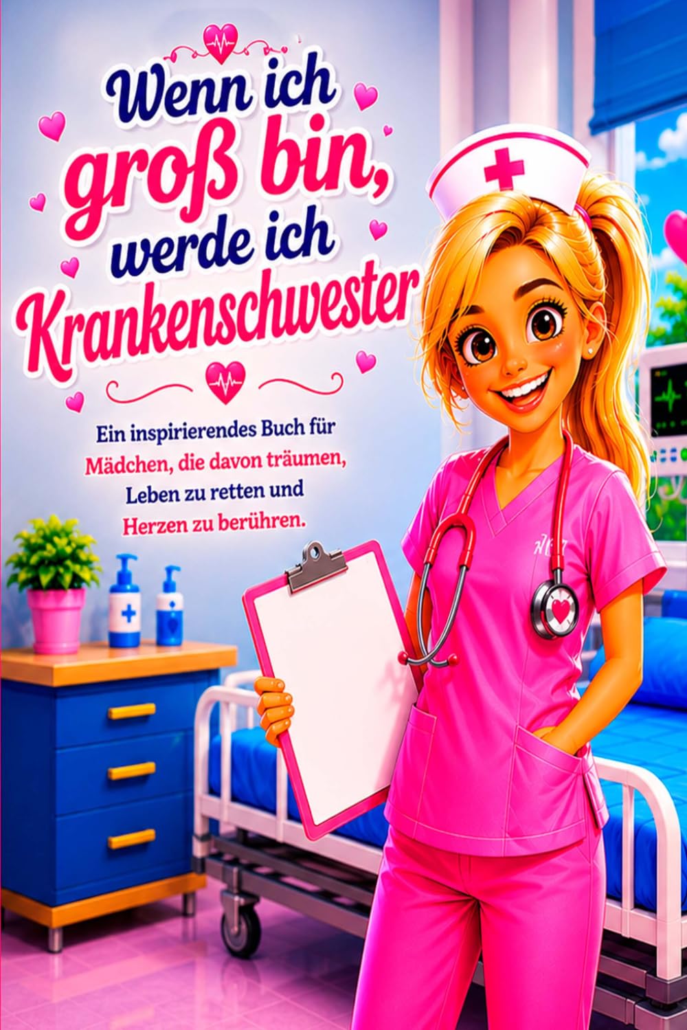 Wenn ich groß bin, werde ich Krankenschwester: Ein inspirierendes Buch für Mädchen, die davon träumen, Leben zu retten und Herzen zu berühren