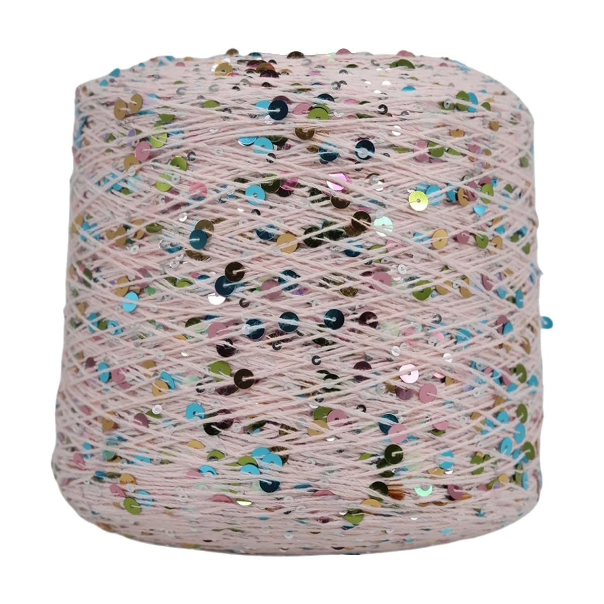 Fil à crocheter scintillant pour projets artisanaux et couture
