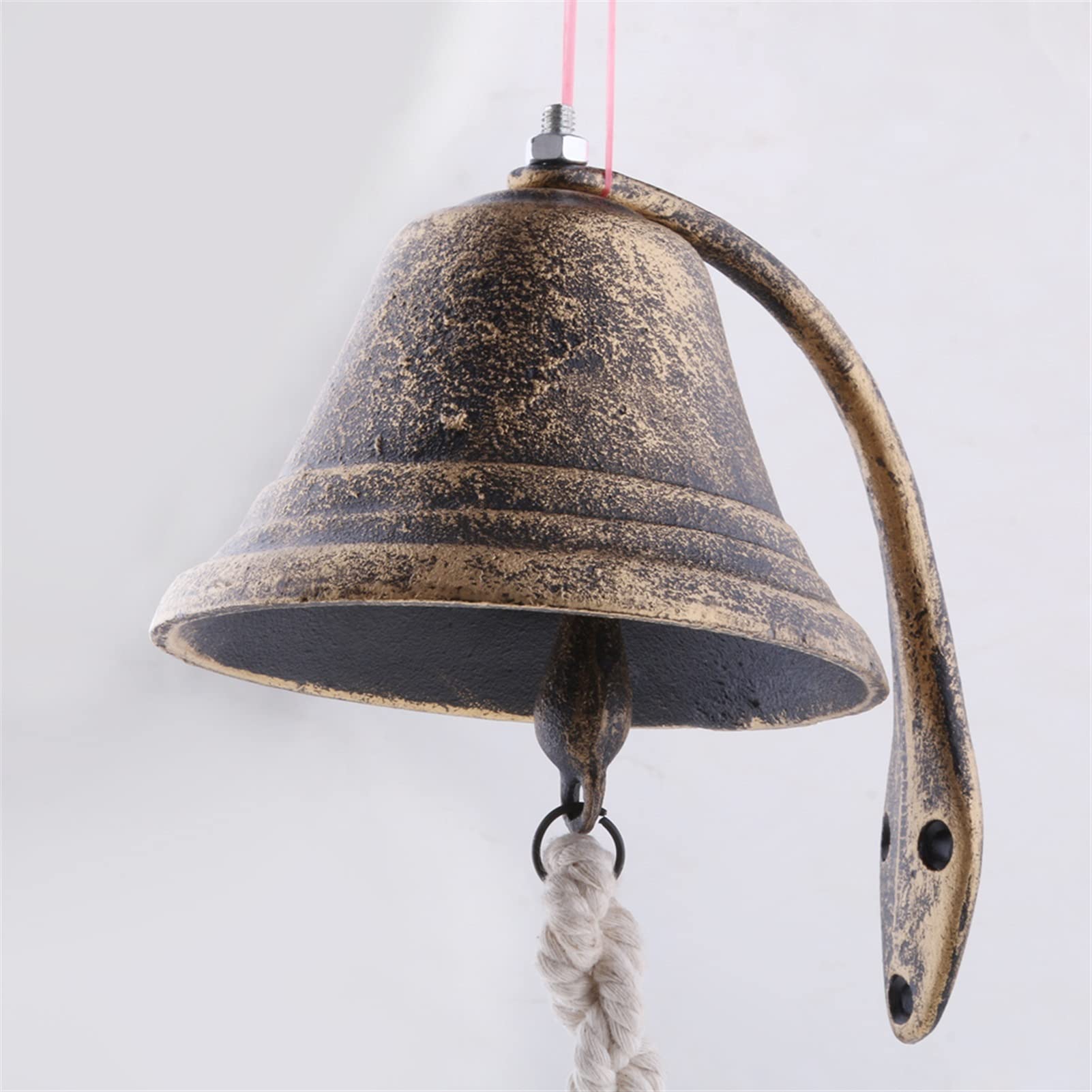 doorbell, Wall Hanging Doorbell Metal Cast Iron Door Bell Mounted Traditional