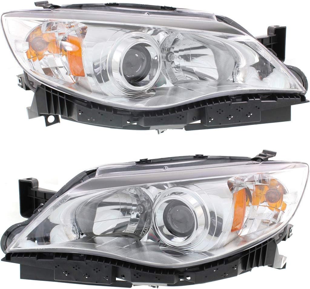For Subaru Impreza WRX Sedan/Wagon Headlight Assembly 2012 2013 2014 Pair Driver and Passenger Side CAPA Certified | SU2502148 | SU2503148 | 84001FG391 | 84001FG381