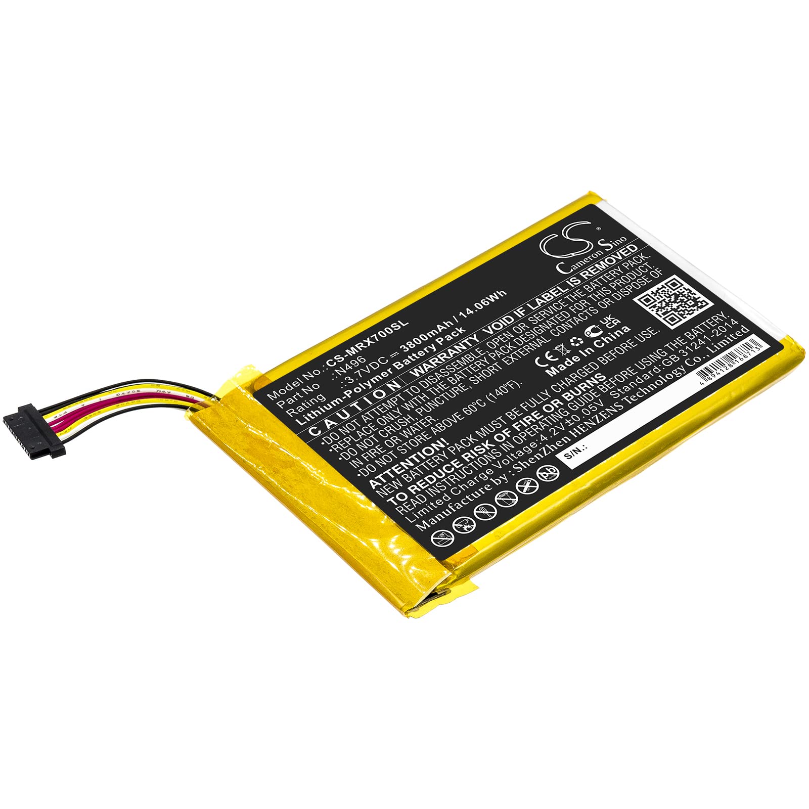 CS Cameron Sino CS Replacement Battery for Magellan TRX7