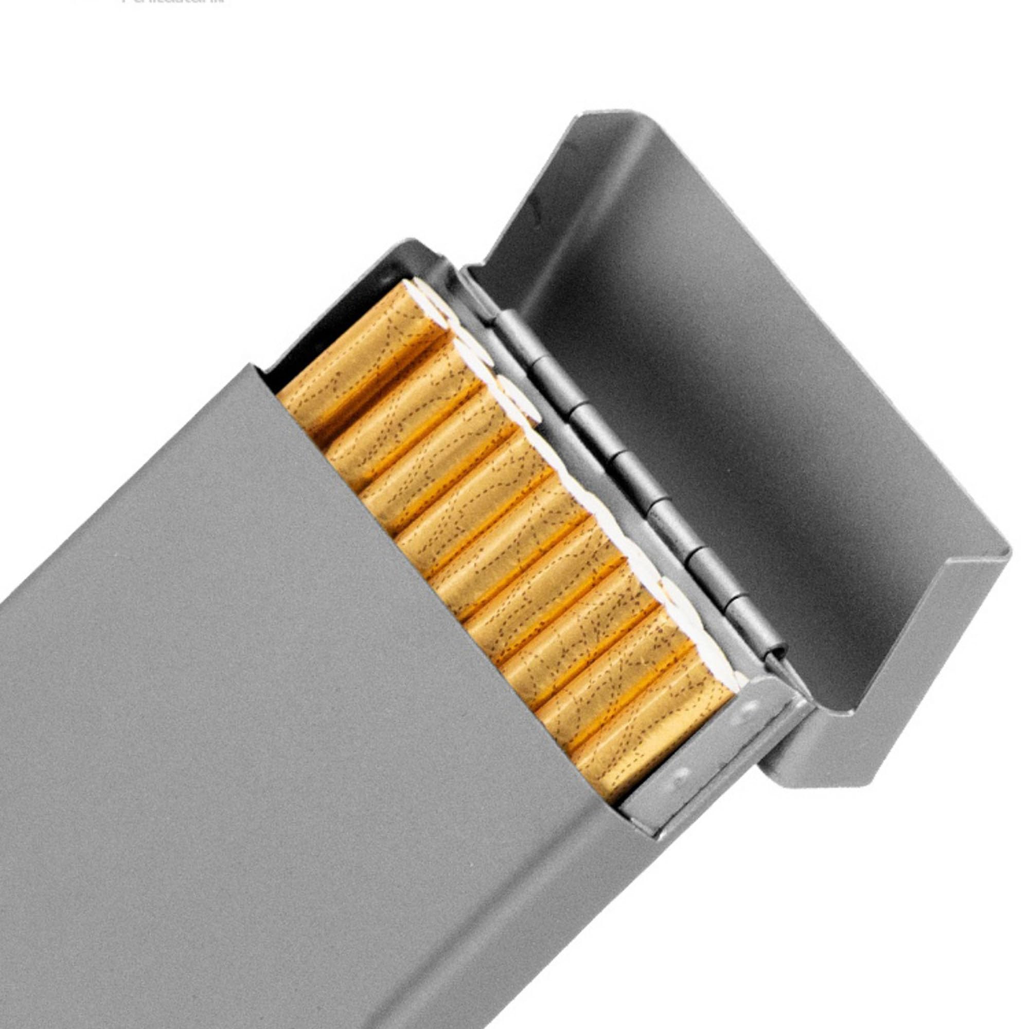 titanium cigarette case Amazon.com: Cigarette Case (20 Capacities) Titanium Cigarette Cigar  Protective Cover Box Anti-Collision Splash Proof Cigarette Hard Box Holder  : Health & Household