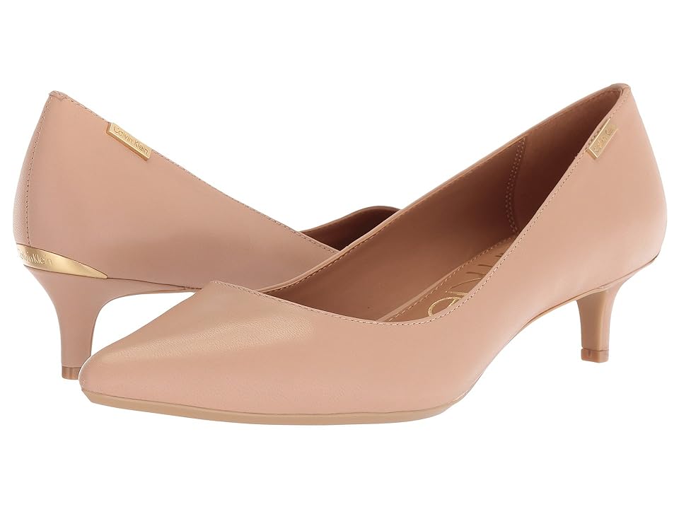 

Calvin Klein Gabrianna Pump (Desert Sand) Women's 1-2 inch heel Shoes, Beige
