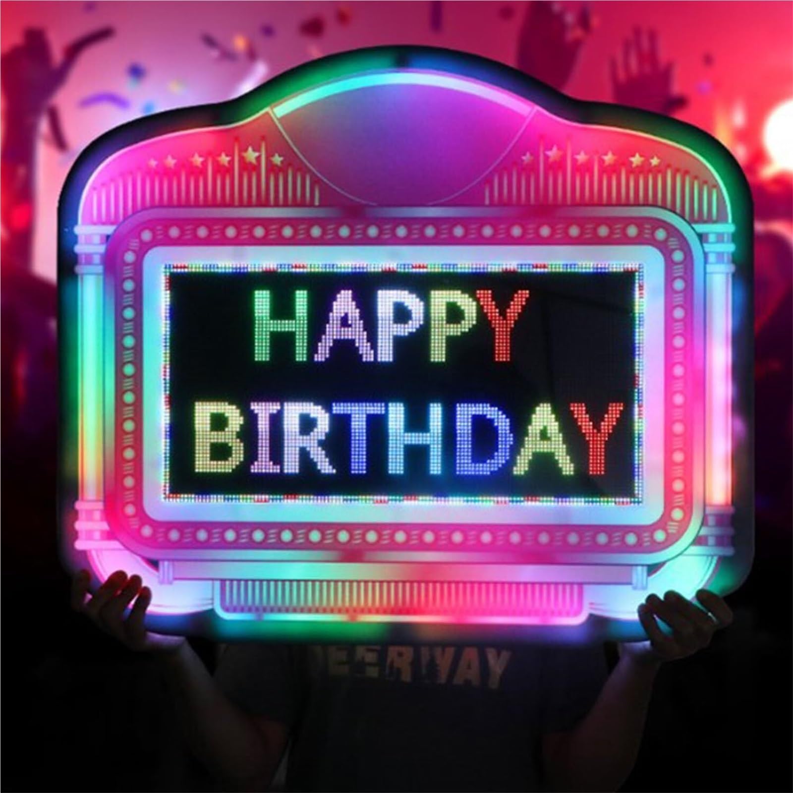 Letrero LED de servicio de botellas con aplicación editable mensaje desplazable letras personalizadas que cambian de color for discotecas VIP bares y fiestas