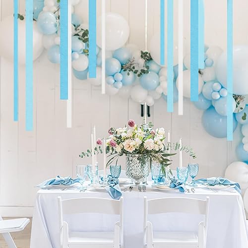 Vista 120 de 8 rollos de serpentinas de papel crepé doradas, decoración de fiesta de Año Nuevo, graduación, Navidad, arco iris, suministros de bricolaje