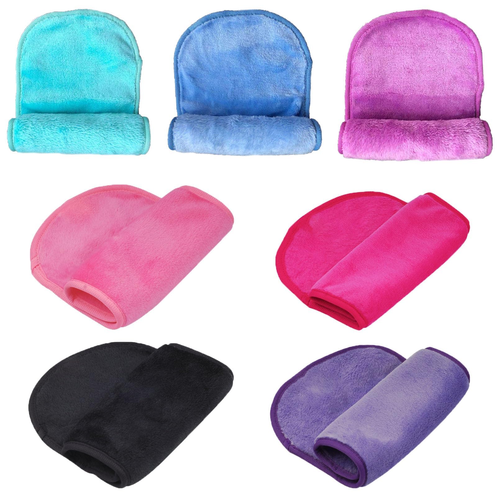 7 Pcs Face Cloth Makeup Remover Cloth Face Wipes Makeup Remover Facial Cleaning Wipes Simple Face Wipes Cleansing Cloths for Face Skin Soft Face Cloth Makeup Pads for Beauty Routine Make Up Removing