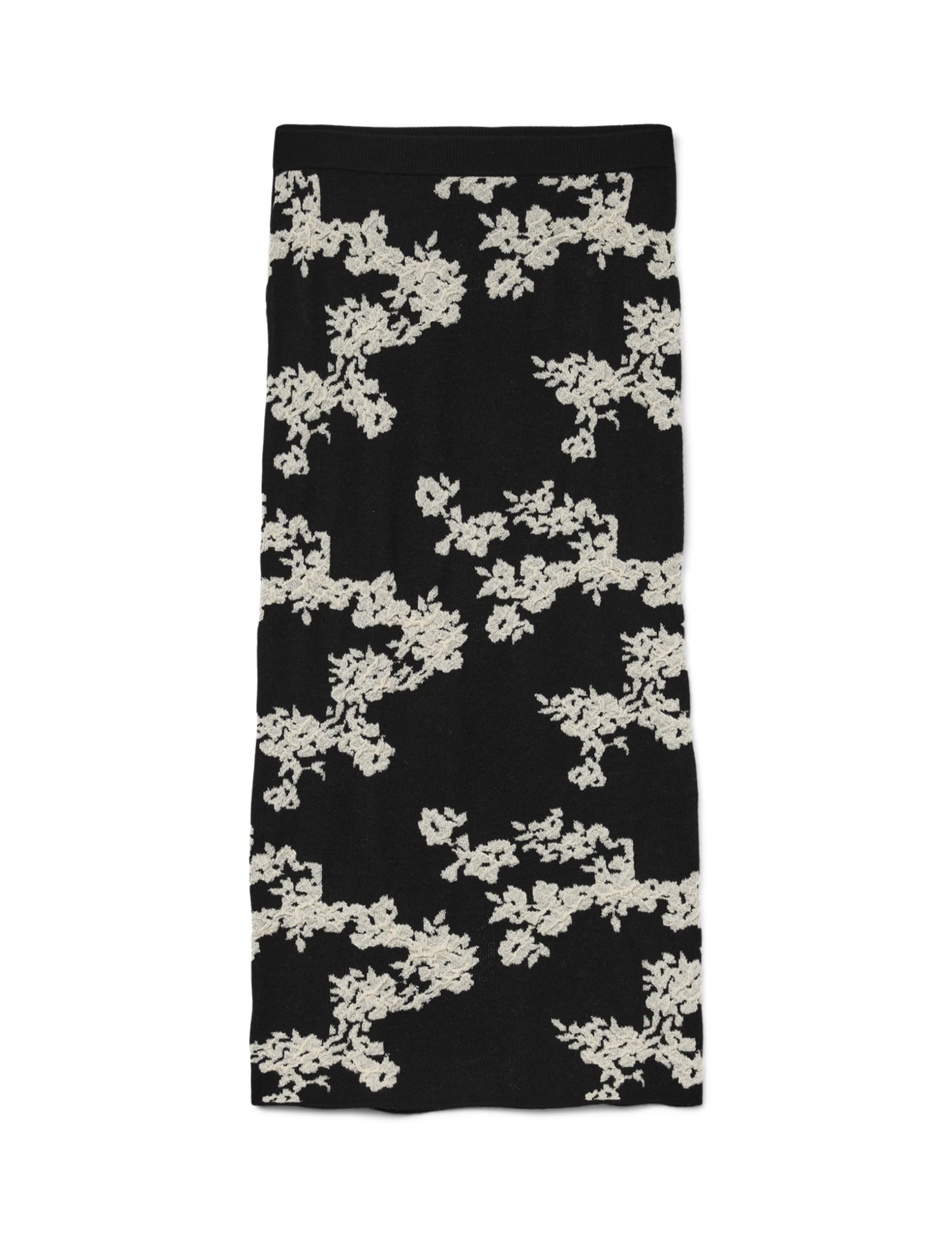 VERO MODA Vmnancy Nw 7/8 Skirt Boo Rep, Black, L
