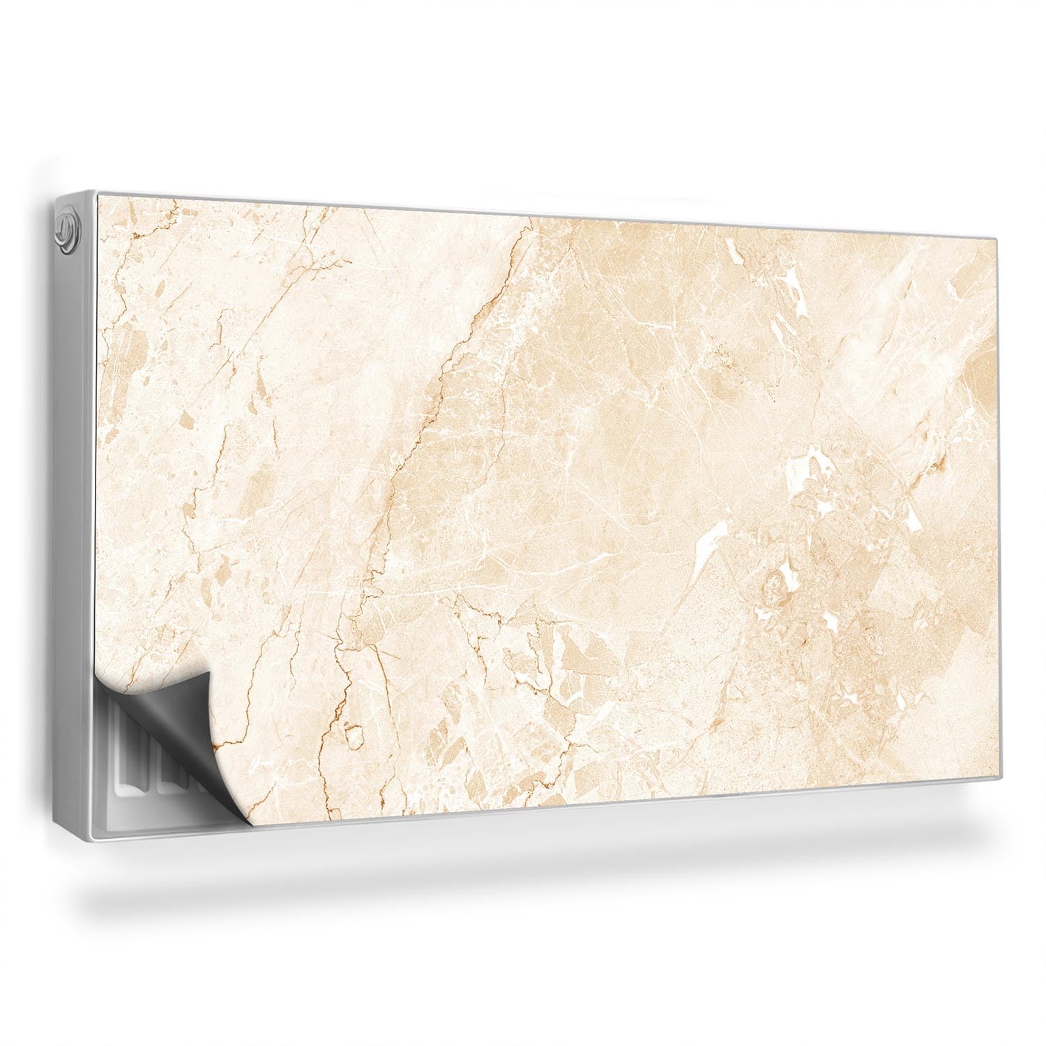 Panel Decorativo para Radiador en Salón Cubierta Magnética Piedra Arenisca