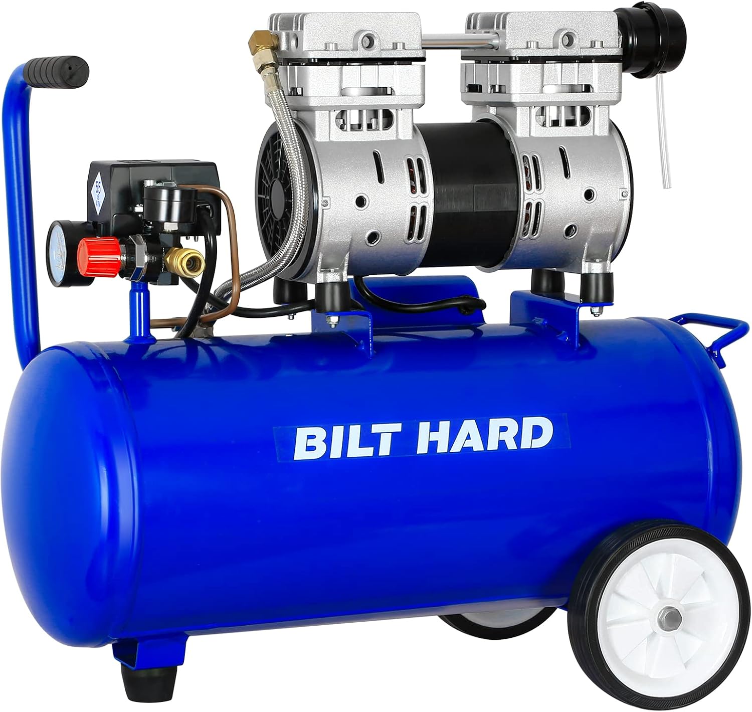 Buy BILT HARD Ultra Quiet Air Compressor, 8 Gallon, OilFree, Portable