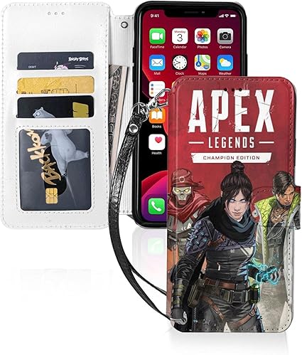 Amazon Apex Legends エーペックスレジェンズ スマホケース 手帳型 携帯ケース Iphone11ケース スマホカバー 携帯カバー 財布型ケース カード収納 収納防塵 耐衝撃 スタンド機能 耐衝撃 滑り防止 人気 おしゃれ グッズ 家電 カメラ オンライン通販
