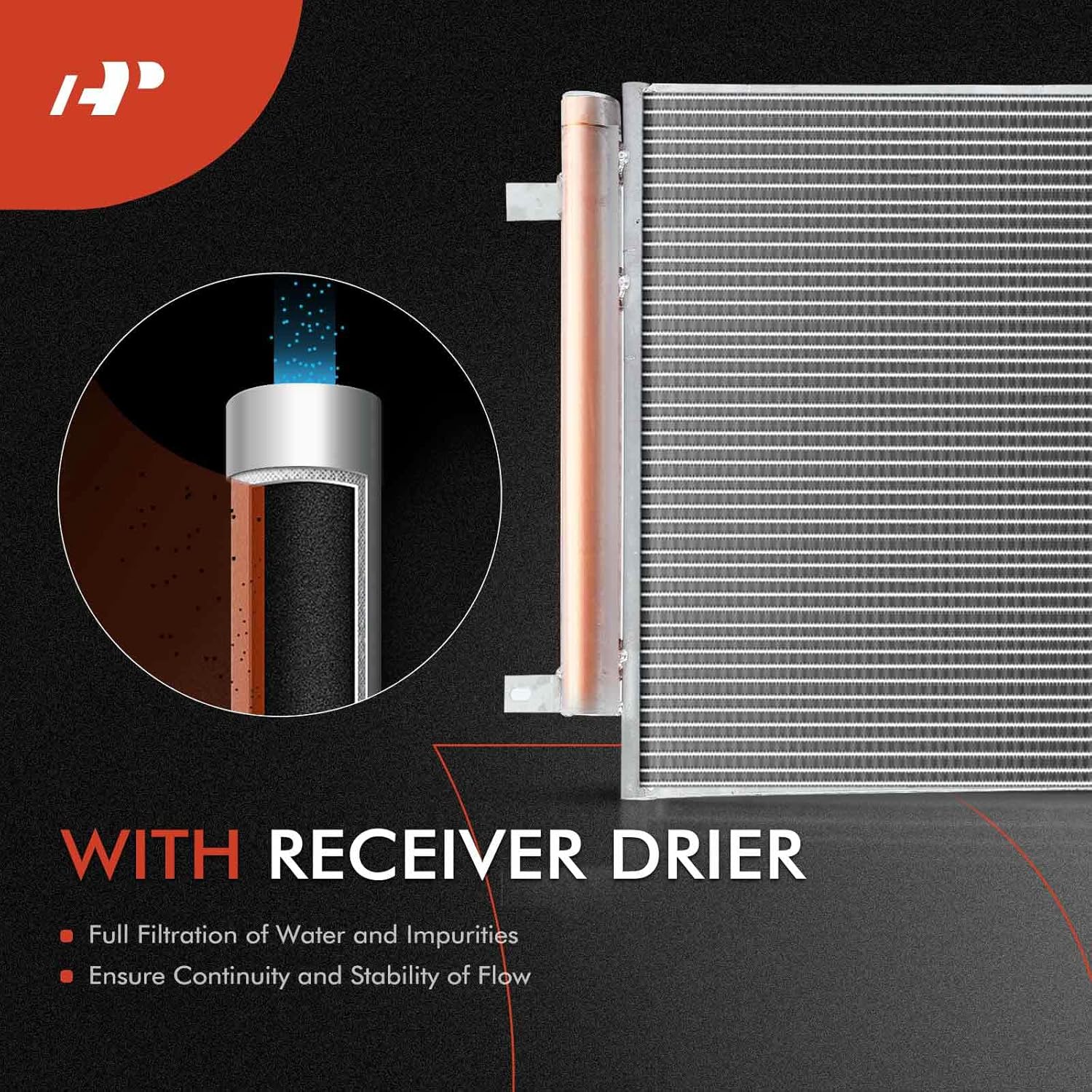 A-Premium Air Conditioning A/C Condenser Compatible with Buick Encore GX 2020-2022, Chevrolet Trailblazer 2021-2022, L3 1.2L 1.3L, Replace# 30189, 42721705