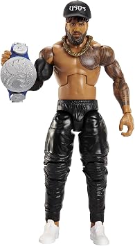 Mattel WWE Jimmy USO Elite Collection 6 Action Figure, 6-inch Posable Collectible Gift for WWE Fans Ages 8 Years Old & Up