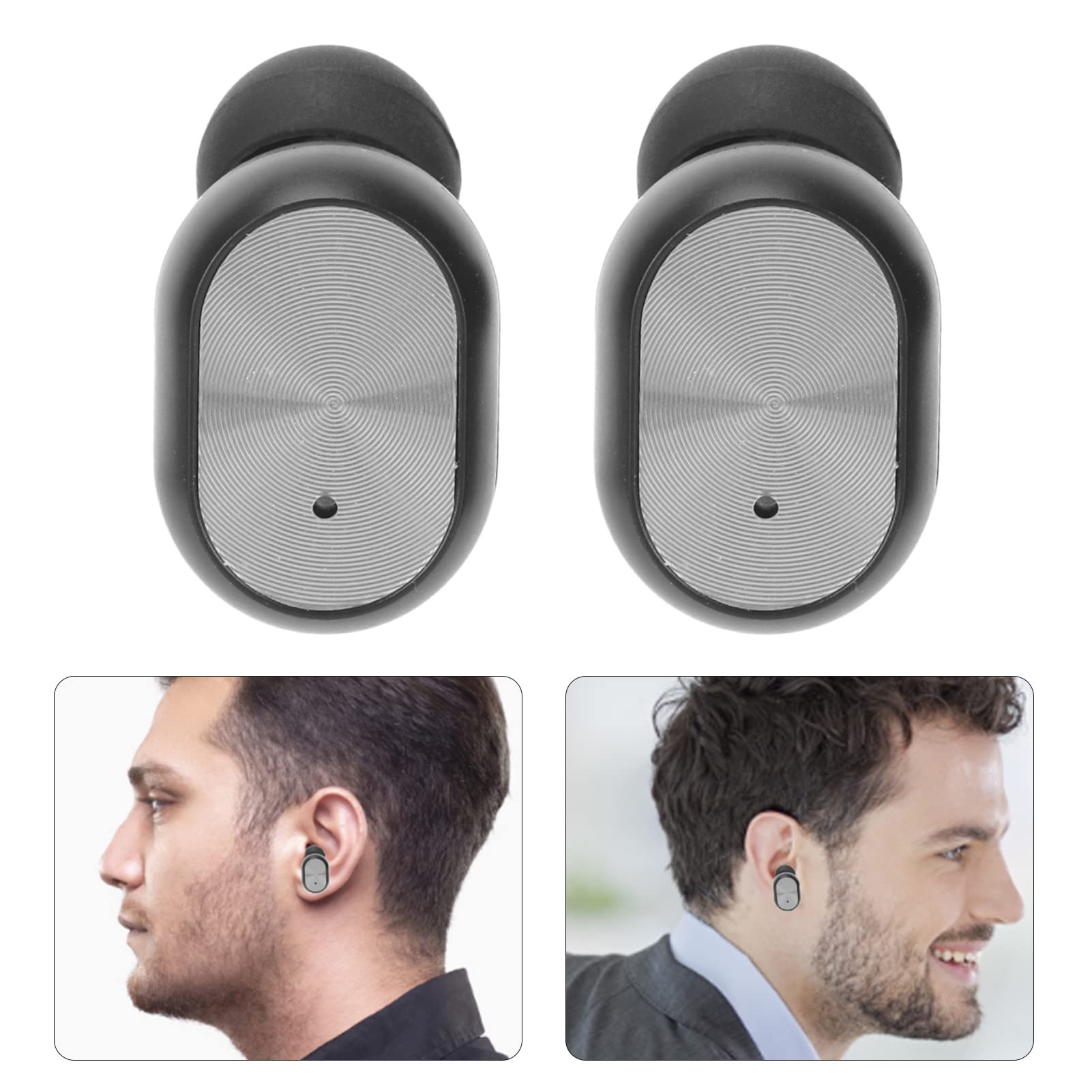 Słuchawki do Tłumaczenia w 144 Językach, Słuchawki Douszne Tłumacza Bluetooth z latarką z Wyświetlaczem Cyfrowym, Bezprzewodowe Słuchawki do Tłumaczenia Stereo HiFi, Czas Czuwania