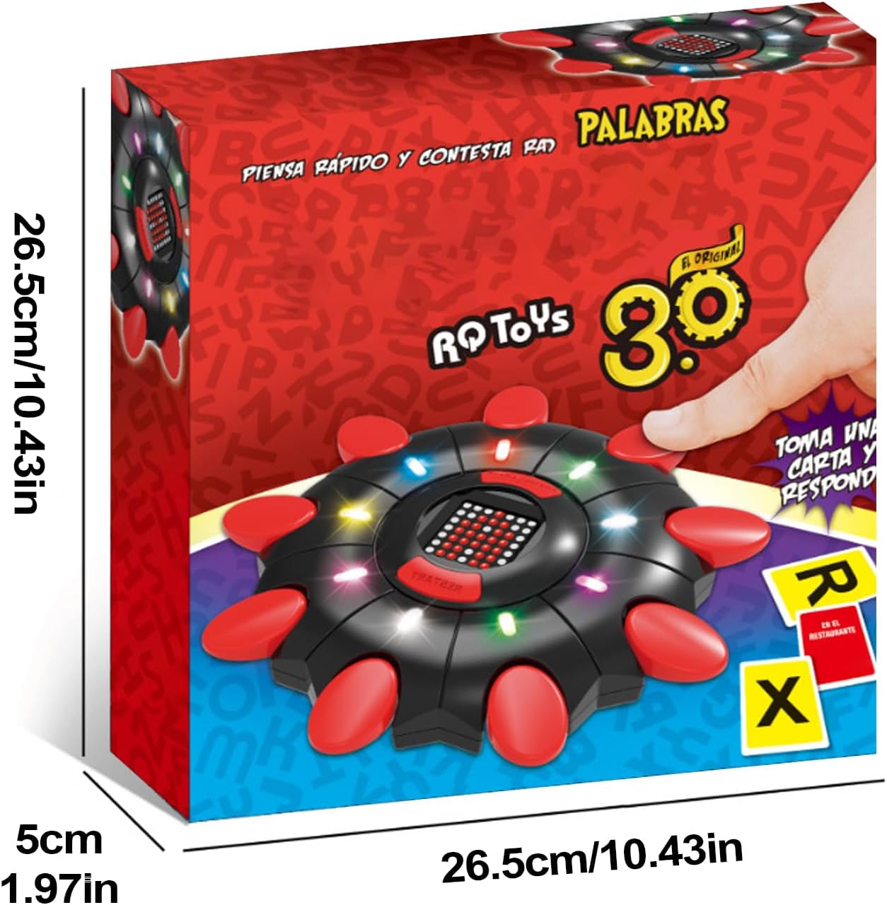 Genérico Table Word Game,Travel Board Game with Letters - Portable Interactive Educational Toy for Family Travel Classroom Waiting