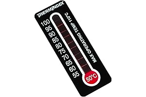 50 to 100 Degrees Celsius Temperature Sensitive Sticker, Industrial Operating Food &...