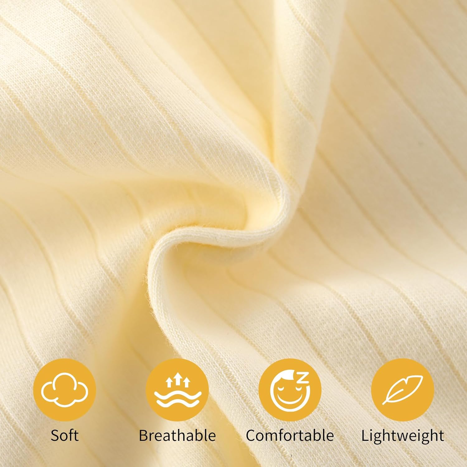 Newborn Baby Cotton Unisex Onesie, Comfortable Ribbed Long Sleeve Clothes, Baby Boy's Girl's Outfits - Image 6