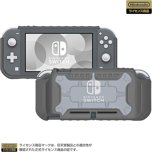 Amazon 任天堂ライセンス商品 タフプロテクター For Nintendo Switch Lite クリア グレー Nintendo Switch Lite対応 ゲーム