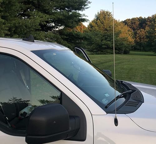 Mástil de antena de 31 pulgadas para coches y camiones Toyota (cromo)