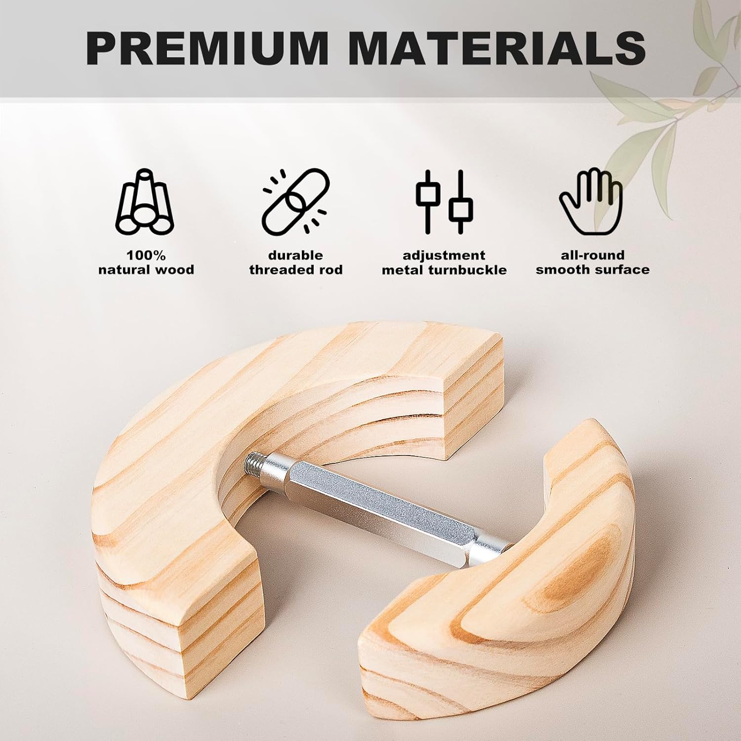 Hat Stretcher, Specifically Designed Hat Stretcher for Baseball Caps, Fitted Hats Size 6 1/2 to 7 7/8, Solid Wood, Heavy Duty of Baseball Extender Widener, Fitted Ball Cap Jack - Image 2