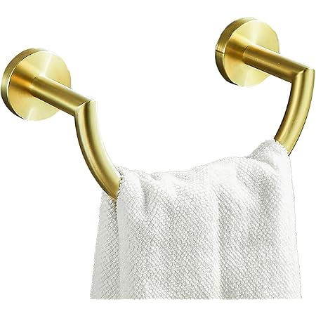 Amazon.com: BigBig Home Gold Towel Holder, Bathroom Towel Ring ...