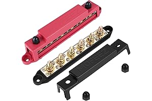 Mofeez Power Distribution Block Bus Bar, Connecting Posts and Screws
