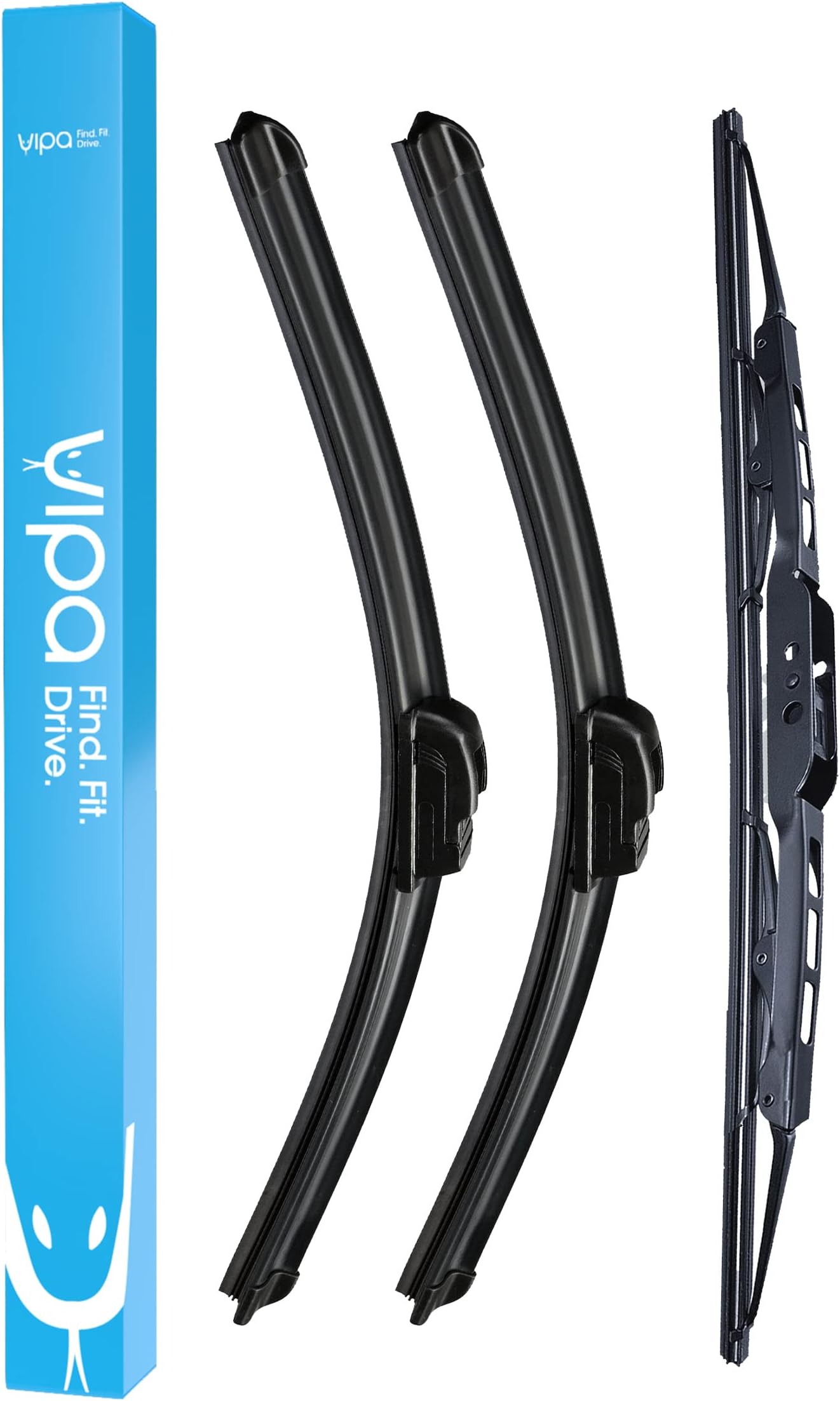 – RangeRover Sport L320 MAY 2005 to DEC 2013 Windscreen Wiper Blades Set - M.O.T. Test Compliant