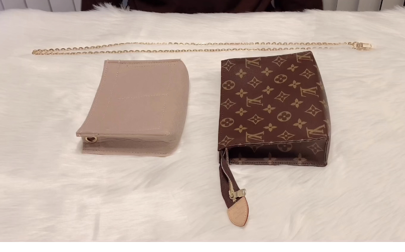 Amazon.com: From HER Purse Organizer Insert Conversion Kit with Gold Chain  Felt Handbag LV Toiletry 19 : Clothing, Shoes \u0026 Jewelry