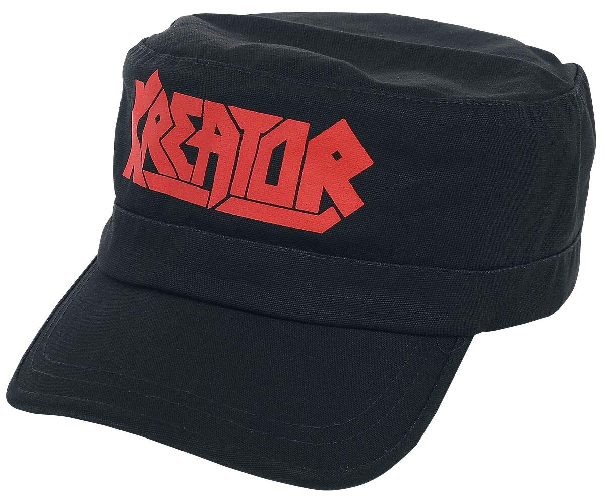 Gorra Negro KREATOR Logo ajustable de algodón transpirable estilo army cap 5