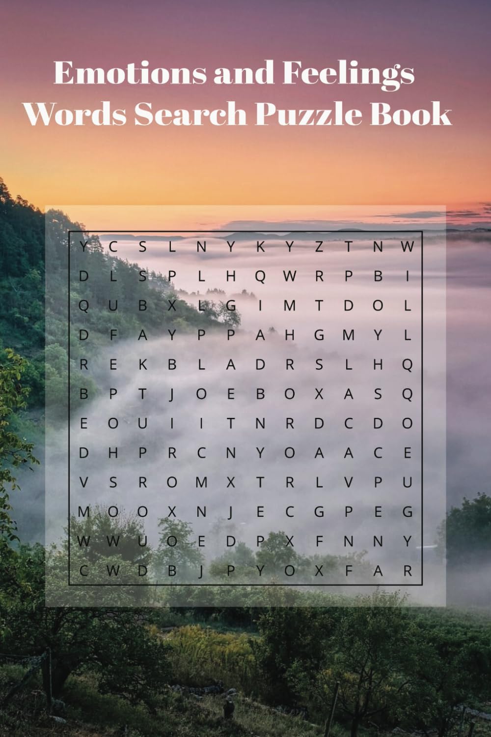 Word Search Puzzle Book For Feelings and Emotions