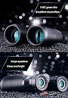 Vista 3 de Telescopio Moda Clásico Binoculares Telescopio de viaje al aire Libre Visión nocturna Telescopio Profesional HD Bak Prisma Lente Fmc Telescopio