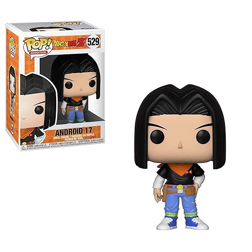 Sale Funko Pop! Animation: Dragon Ball Z - Android 17 Toy, Multicolor