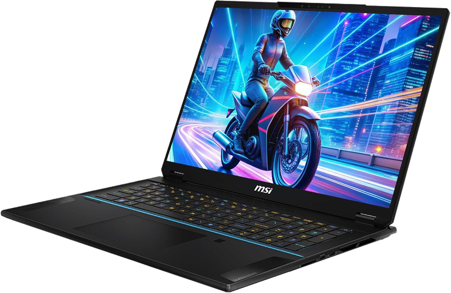 MSI Stealth 18 AI Studio Gaming Laptop, Intel Ultra 9-185H, 32 GB DDR5 RAM, 1 TB PCIe SSD, 18" WQUXGA (3840x2400) 120 Hz Mini LED Display, Nvidia G-Force RTX 4080, Backlit Keyboard, W11 Home, Midnight