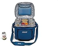 Vista 3 de Coleman Chiller Insulated Soft Cooler, Leakproof 9/16/30 Can Cooler with 12+ Hour Ice Retention, Made with Recycled Materials, Great for Lunch