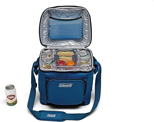 Miniatura 3 de Coleman Chiller Insulated Soft Cooler, Leakproof 91630 Can Cooler with 12+ Hour Ice Retention, Made with Recycled Materials, Great for Lunch,