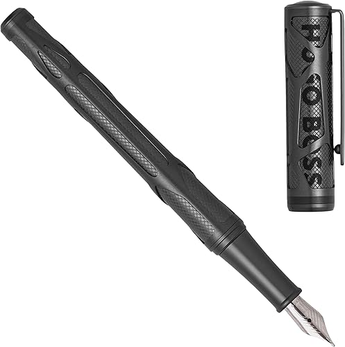 Miniatura 4 de Hugo Boss Pluma estilográfica artesanal  Instrumento de escritura para hombres y mujeres  Elegante caja de regalo (pistola)