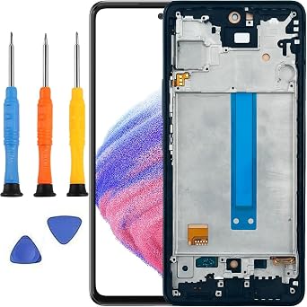 for Samsung Galaxy A53 Screen Replacement for Samsung A53 5G Screen Replacement with Frame SM-A536U A536 A536W A536B A5360 A536E LCD Display digitizer Touch Screen Black 6.5 Inch
