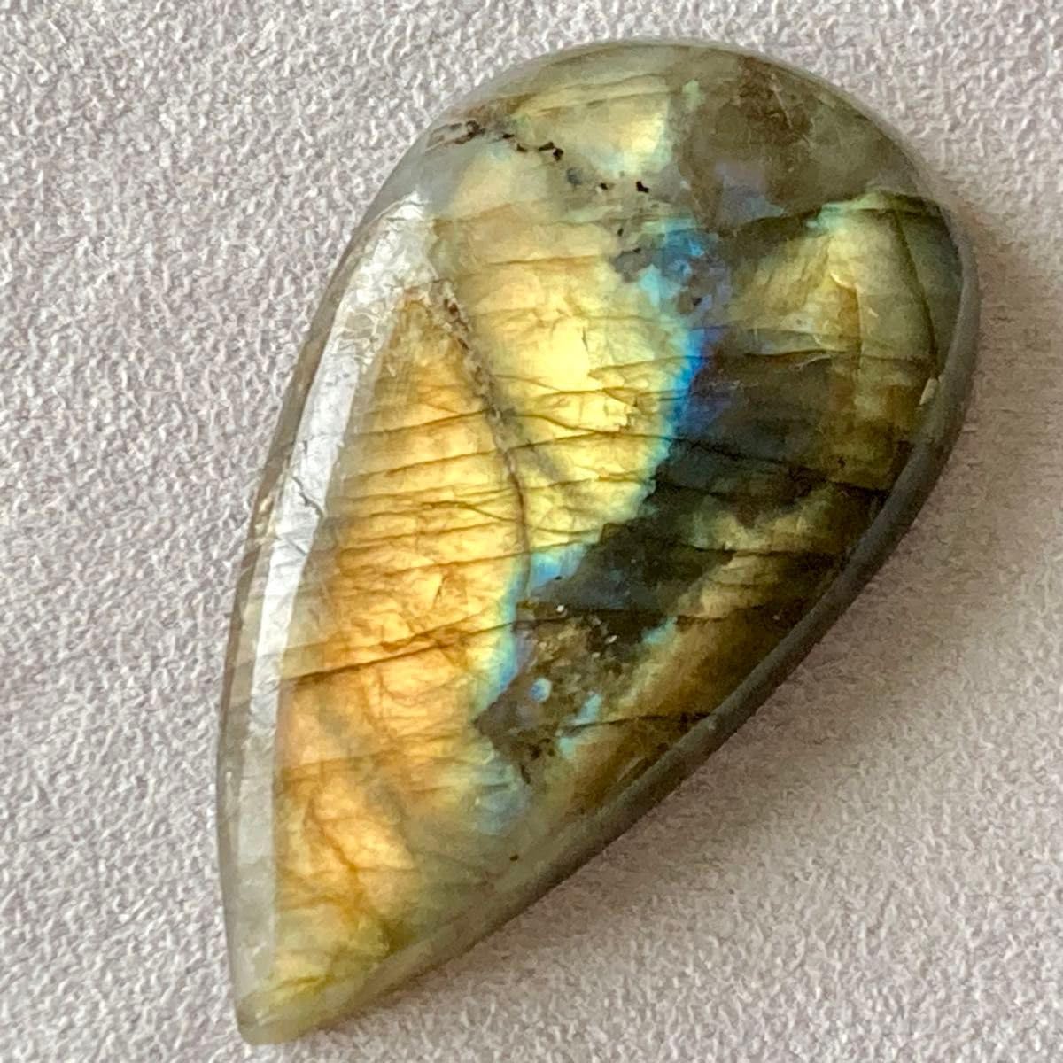 Amazon.co.jp: ラブラドライト ルース 13.92g 天然石 天然  