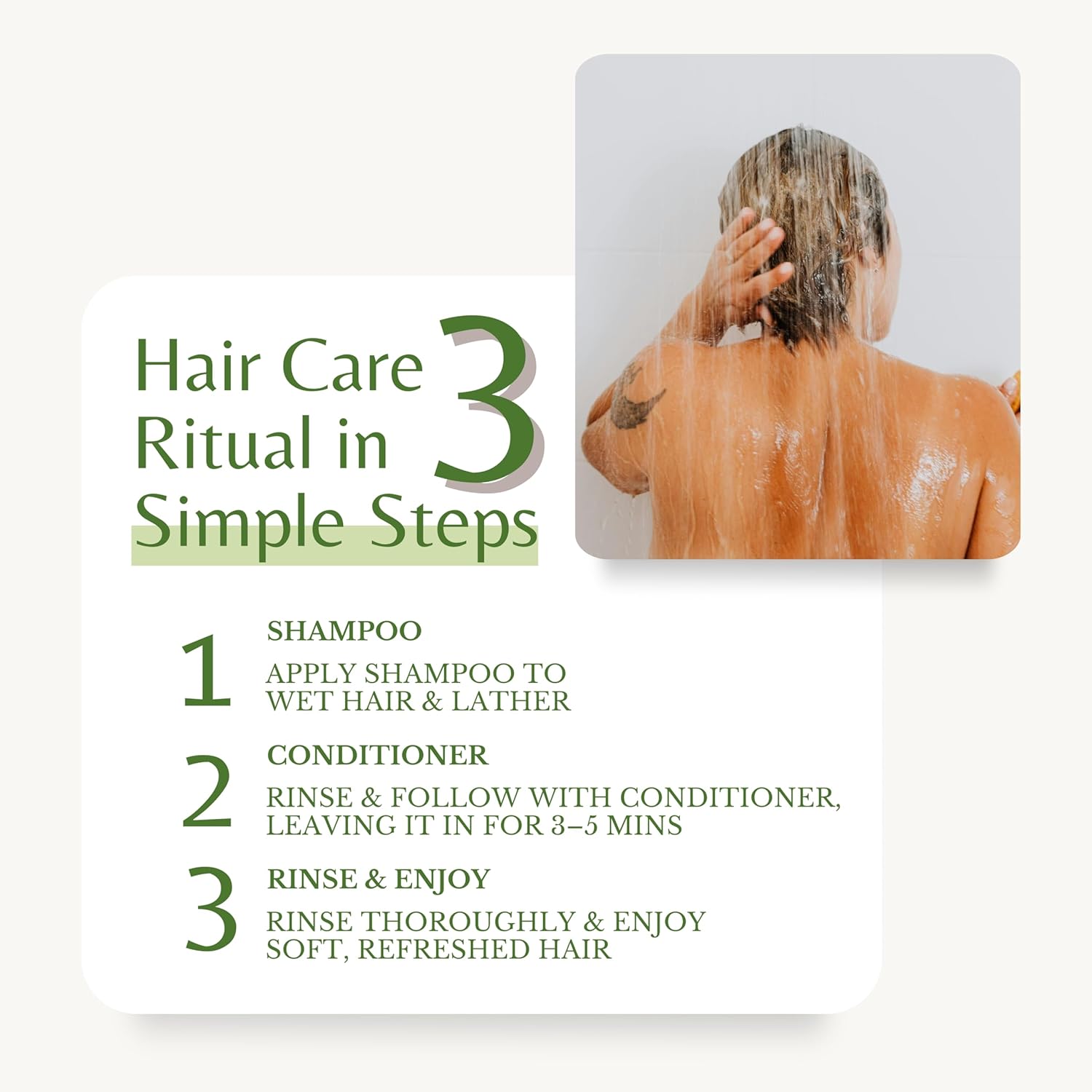 Tea Tree Oil Shampoo and Conditioner, Soothes Itchy & Dry Scalp, Deep Cleansing for Dandruff & Buildup, Hydrates & Refreshes, Sulfate Free, Women & Men, 16 fl oz Each - Image 6