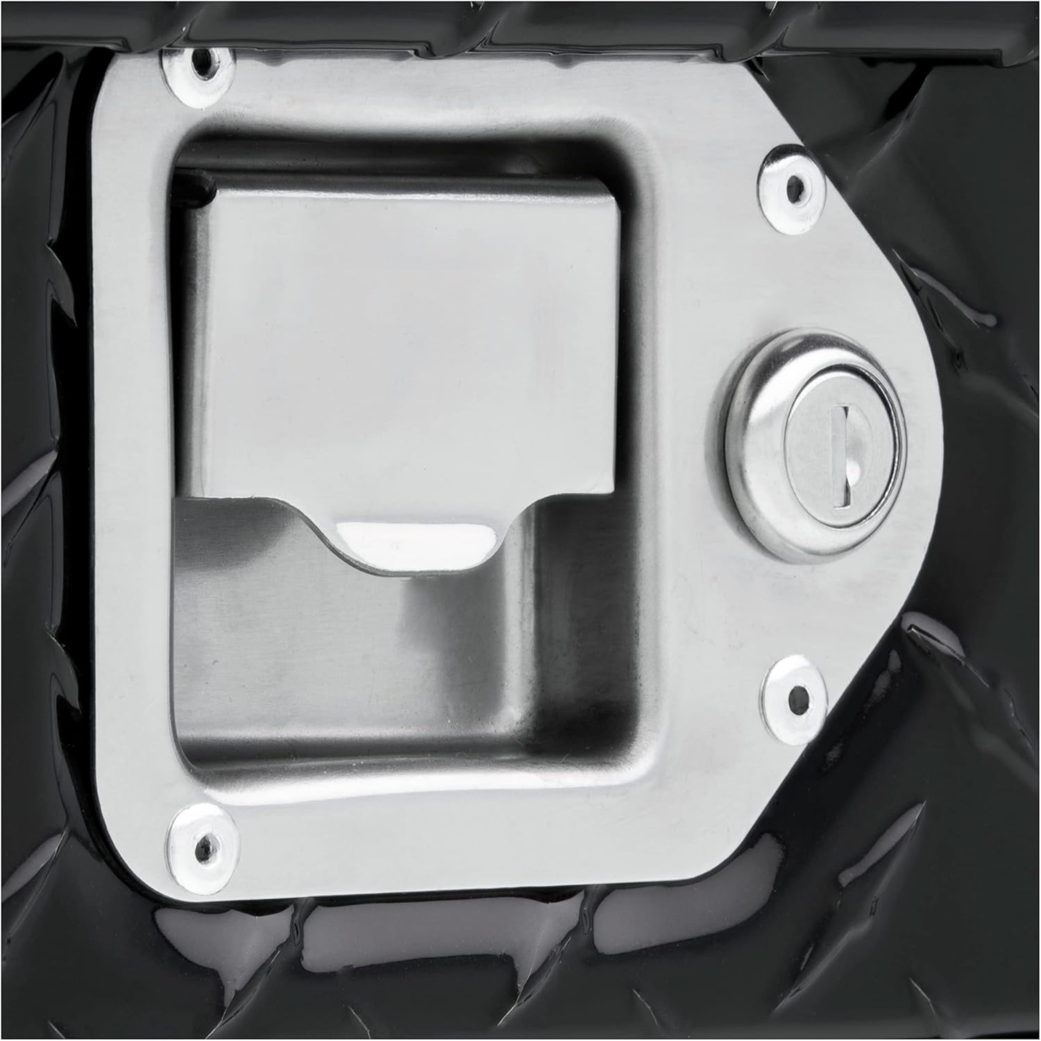 UWS TT-50-COMBO-BLK Gloss Black 50-Gallon Combo Aluminum Transfer Tank