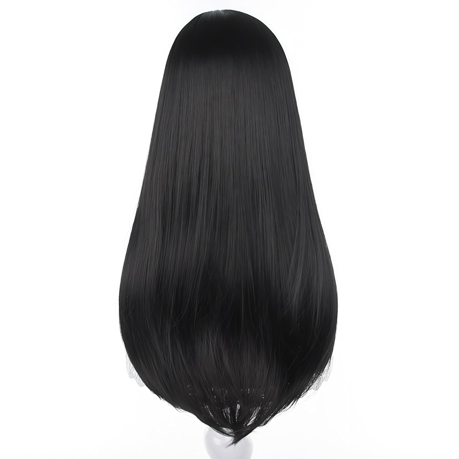 Asa Mitaka wig for anime csm black Straight wig Double ponytail Heat resistant Synthetic Hair with wig cap