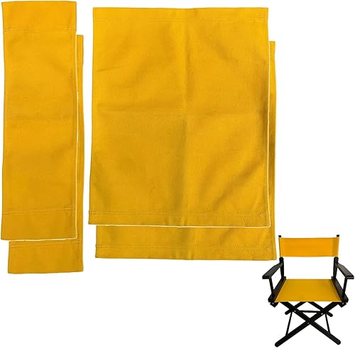 Miniatura 9 de TBACW Juego de 2 fundas de repuesto de lona de 18 pulgadas de largo x 15 pulgadas de ancho para sillas de director, silla de película, asiento de