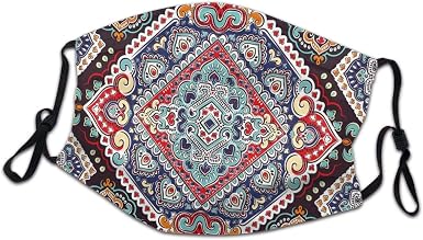 Amazon.com: Vvvw - Boquilla antipolvo para respirar Ma-s-ks Vintage  Bohemian Ornate colorido étnico lavable reutilizable polvo media cara Ma-s-k  cubierta para niños adolescentes : Ropa, Zapatos y Joyería