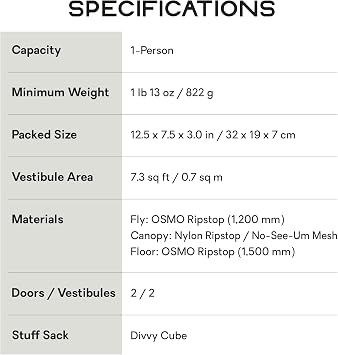 NEMO Equipment Hornet OSMO Backpacking Tent