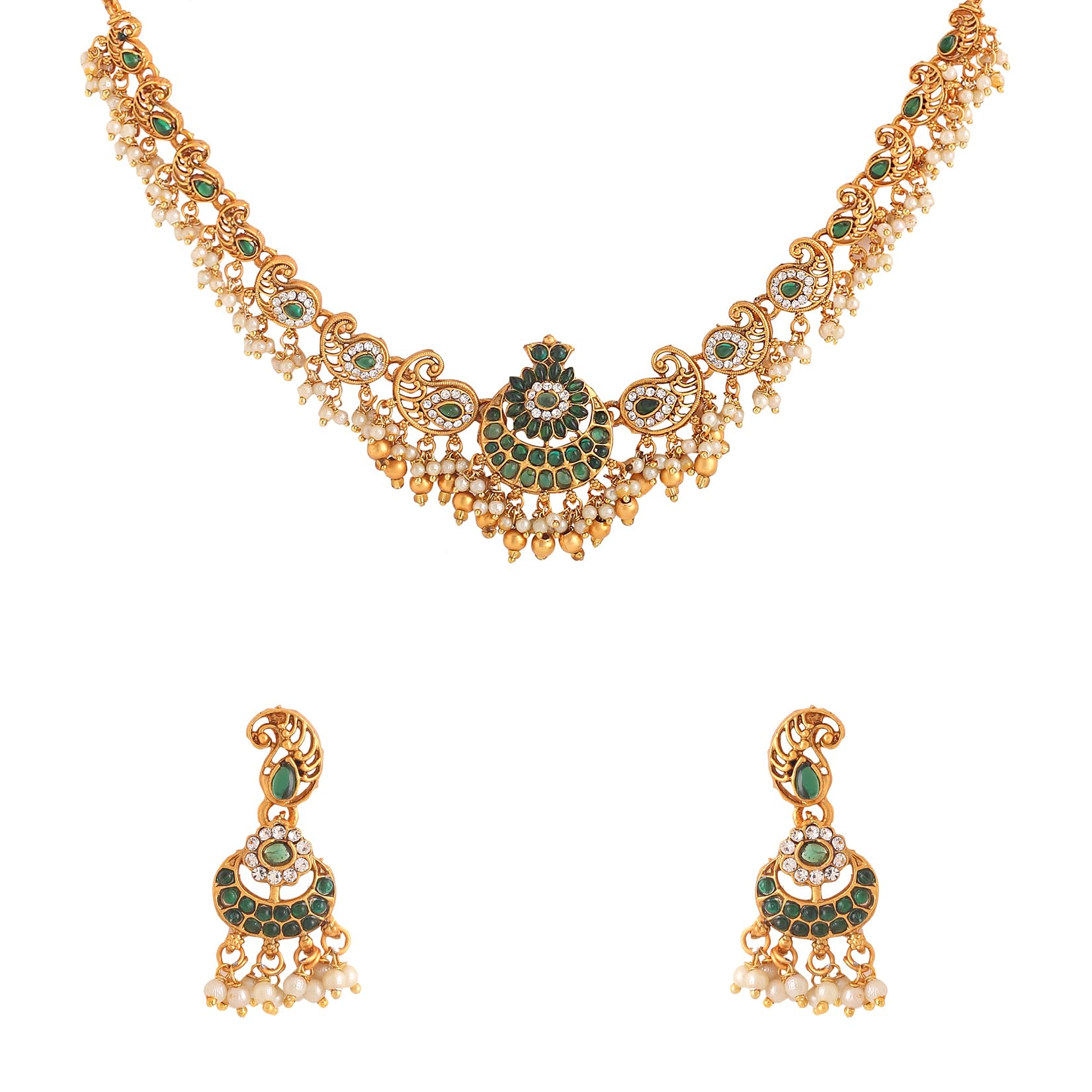 Yellow Chimes Jewellery Set for Women I Traditional Gold Plated Choker Necklace Set For Women I Ethnic Style Crystal Studded Choker Set I Birthday Gift for Girls & Women Anniversary Gift for Wife (B0CTY6KG2W) Amazon Price History, Amazon Price Tracker